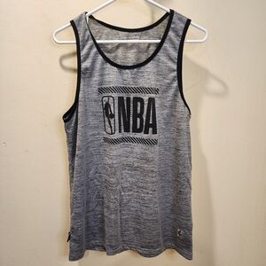 NBA men's gray tank top size M